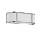 Vanité Nuvo 60-2871 2-Lumières Odeon Nickel Brossé