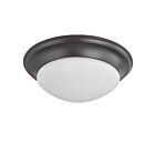 Plafonnier Nuvo Lighting 60-3177 3-Lumières Bois d'Acajou