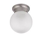 Plafonnier Nuvo Lighting 60-3249 1-Lumière Nickel Brossé