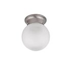 Plafonnier Nuvo Lighting 60-3249 1-Lumière Nickel Brossé