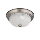 Plafonnier Nuvo Lighting 60-3261 2-Lumières Nickel Brossé
