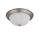 Plafonnier Nuvo Lighting 60-3263 3-Lumières Nickel Brossé