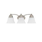 Vanité Nuvo 60-3266 3-Lumières Empire Nickel Brossé