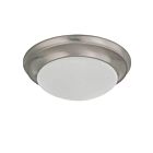 Plafonnier Nuvo Lighting 60-3271 1-Lumière Nickel Brossé