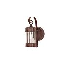 Lanterne murale d'extérieur en forme de piper Nuvo Lighting 60-3461 1-Lumière 60W Bronze ancien