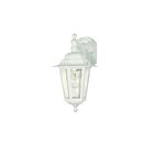 Lanterne murale bras vers le bas Nuvo Lighting 60-3473 Cornerstone 1-Lumière 60W Blanc
