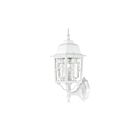 Lanterne murale d'extérieur Nuvo Lighting 60-3487 Banyan 1-Lumière 100W Blanc