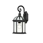 Lanterne murale d'extérieur Nuvo Lighting 60-3496 Boxwood 1-Lumière 100W Noir texturé