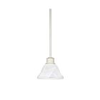 Mini Suspendu Nuvo Lighting 60-368 1-Lumière Série Empire Blanc Texturé