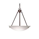 Luminaire Suspendu Nuvo Lighting 60-371 3-Lumières Bronze Antique