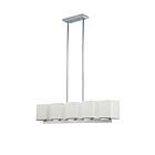 Luminaire Suspendu Nuvo Lighting 60-4091 5-Lumières Série Bento Chrome Poli