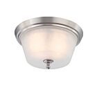 Plafonnier Nuvo Lighting 60-4152 2-Lumières Série Surrey Nickel Brossé