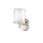 Vanité Nuvo 60-4641 1-Lumière Decker Nickel Brossé