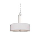 Luminaire Suspendu Nuvo Lighting 60-4756 4-Lumières Série Gemini Nickel Brossé