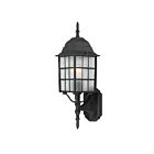 Applique Murale Nuvo Lighting 60-4903 1-Lumière Série Adams Noir Texturé