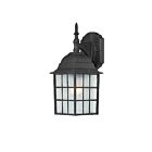 Applique Murale Nuvo Lighting 60-4906 1-Lumière Série Adams Noir Texturé