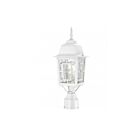 Lampe sur poteau extrieur Nuvo Lighting 60-4927 1-Lumière Série Banyon Blanc