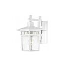 Lanterne murale extrieur Nuvo Lighting 60-4951 1-Lumière Série Cove Neck Blanc