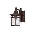 Lanterne murale extrieur Nuvo Lighting 60-4952 1-Lumière Série Cove Neck Rustic Bronze