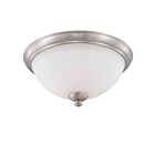 Plafonnier Nuvo Lighting 60-5041 3-Lumières Série Patton Nickel Brossé