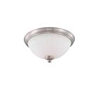 Plafonnier Nuvo Lighting 60-5041 3-Lumières Série Patton Nickel Brossé