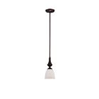 Mini Suspendu Nuvo Lighting 60-5137 1-Lumière Série Patton Bronze Prairie