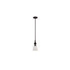Mini Suspendu Nuvo Lighting 60-5137 1-Lumière Série Patton Bronze Prairie