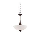 Luminaire Suspendu Nuvo Lighting 60-5138 3-Lumières Série Patton Bronze Prairie