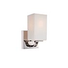 Vanité Nuvo 60-5181 1-Lumière Vista Nickel Poli
