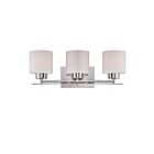 Vanité Nuvo 60-5203 3-Lumières Parallel Nickel Poli