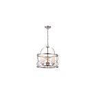 Luminaire Suspendu Nuvo Lighting 60-5333 3-Lumières Série Ginger Nickel Brossé