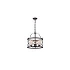 Luminaire Suspendu Nuvo Lighting 60-5337 3-Lumières Série Ginger Bronze Antique