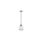 Mini Suspendu Nuvo Lighting 60-5401 1-Lumière Série Vintage Nickel Poli