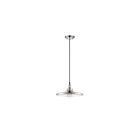 Luminaire Suspendu Nuvo Lighting 60-5406 1-Lumière Série Vintage Nickel Poli