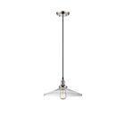 Luminaire Suspendu Nuvo Lighting 60-5408 1-Lumière Série Vintage Nickel Poli