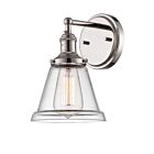 Vanité Nuvo 60-5412 1-Lumière Vintage Nickel Poli