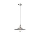 Luminaire Suspendu Nuvo Lighting 60-5416 1-Lumière Série Vintage Nickel Poli