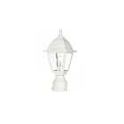 Lampe sur poteau extrieur Nuvo Lighting 60-546 1-Lumière Série Briton Blanc