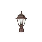 Lampe sur poteau extrieur Nuvo Lighting 60-547 1-Lumière Série Briton Old Bronze