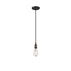 Mini Suspendu Nuvo Lighting 60-5505 1-Lumière Série Vintage Bronze Rustique