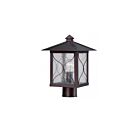 Lampe sur poteau extrieur Nuvo Lighting 60-5615 1-Lumière Série Vega Bronze Classique