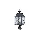 Lampe sur poteau extrieur Nuvo Lighting 60-5625 1-Lumière Série Wingate Textured Black
