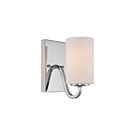 Vanité Nuvo 60-5801 1-Lumière Willow Nickel Poli