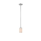 Mini Suspendu Nuvo Lighting 60-5808 1-Lumière Série Willow Nickel Poli
