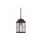 Lanterne suspendue extrieure Nuvo Lighting 60-5836 1-Lumière Série Howell Bronze