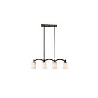 Luminaire Suspendu Nuvo Lighting 60-5975 4-Lumières Série Laguna Bronze Forest