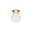 Plafonnier en Boule Nuvo Lighting 60-6028 1-Lumière 60W Laiton poli