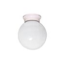 Plafonnier en Boule Nuvo Lighting 60-6033 1-Lumière 60W Blanc