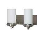 Vanité Nuvo 60-612 2-Lumières Polaris Nickel Brossé