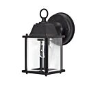 Applique Murale Extérieur Nuvo 60-638 1-Lumière Noir Texturé